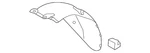 Genuine Hyundai 2014-2016 Elantra Wheelhouse Liner 86822-3x700. Fixed Price $57.83.