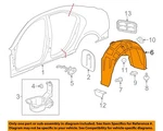Gm Oem 17-19 Cts Quarter Panel Components-wheelhouse Liner 23254219. Fixed Price $135.49.