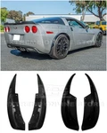 For 05-13 Corvette C6 Base Glossy Black Front & Rear Splash Guards Mud Flaps. Fixed Price $3189.98.