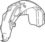 Genuine Infiniti Wheelhouse Liner 76749-9nf0a. Fixed Price $390.41.