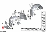 Genuine Bmw 51-75-8-056-068 Cover, Bottom Right. Fixed Price $99.76.