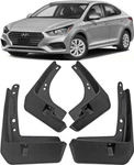 Genuine Full Set Splash Guards Mud Flaps For Hyundai 2018-2022 Accent Sedan. Fixed Price $19.88.