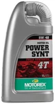 Motorex Power Synthetic 4t Oil - 10w60 4l. Motorcycle Atv/utv Street Bike Pwc. Fixed Price $75.69.