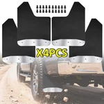 X4 Universal Rally Car Truck Pickup Mud Flaps Stainless Steel Plate Splash Guard. Fixed Price $17.80.