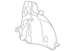 Genuine Mercedes-benz Fender Splash Shield 204-690-47-30. Fixed Price $56.80.