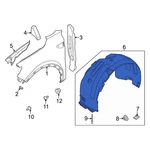 For Kia Sorento 2021-2023 86811r5010 Front Left Fender Splash Shield. Fixed Price $137.75.