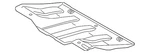 Genuine Land-rover Lower Shield Krb000122. Fixed Price $60.53.
