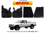Front & Rear Black Mud Flaps Rubber Splash Guard For 4wd Toyota Hilux Pickup Mk3. Fixed Price $111.61.