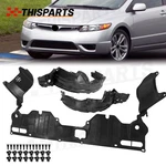 Front Fender Liner & Undercover Shield W/ Clips For 2006-2011 Honda Civic Coupe. Fixed Price $58.48.