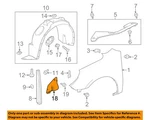 Gm Oem Front Fender-liner Inner Splash Shield Panel Cover Right 22754960. Fixed Price $20.79.