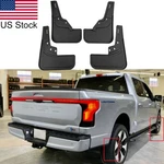 4pcs Front Rear Mud Flaps Splash Guards For 2022-24 Ford F-150 Lightning Hybrid. Fixed Price $58.99.