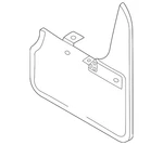 Genuine Audi Splash Guard Kit 85h-075-116. Fixed Price $138.12.