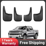 4pc Splash Guards Fit For 2007-2013 Chevy Silverado 1500 4.8l 5.3l 6.2l Trucks. Fixed Price $18.99.