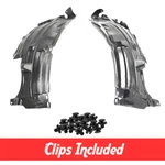 Driver & Passenger Side Fender Liner Set W/ Clips For 2003-2007 G35 Coupe. Fixed Price $46.09.