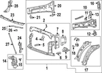 Genuine Gm Front Passenger Side Wheelhouse Panel Bracket 84796372. Fixed Price $26.10.