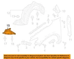 Mazda Oem 16-18 Cx-9 Fender-deflector Shield Right Tk4856114a. Fixed Price $60.50.