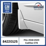 New Oem Gm 2018-2020 Cadillac Ct6 Front Splash Guards White Tricoat 84220125. Fixed Price $99.55.