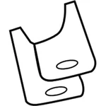 Genuine Ford Mud Flap Kit 8a2z-16a550-ab. Fixed Price $25.55.
