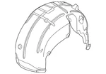 Genuine Porsche Wheelhouse Liner 9j1-810-969-a. Fixed Price $218.96.