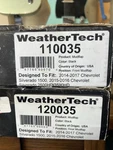 Weathertech No-drill Mudflaps - 110035-120035 Black Nib , Usa Chevy Silverado. Fixed Price $150.00.