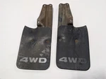 95-04 Toyota Tacoma Rear Mud Flaps 4wd - With Brackets Embossed Sr5 Trd 4x4. Fixed Price $120.00.
