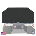 Miaokui 24x24 Inch Angled Semi Truck Mud Flaps Splash Guard Set Of 2. Fixed Price $71.31.