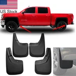 For 2014-2018 Chevrolet Silverado W/fender Flares Splash Guards Mud Flaps 4pcs. Fixed Price $65.99.