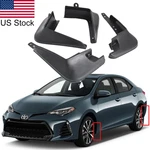 4pcs Front Rear Black Mud Flaps Splash Mudguards For Toyota Corolla 2014-2018. Fixed Price $30.99.