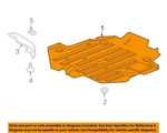 Gm Oem 16-20 Ct6 Rear Bumper Components-deflector Shield 23304593. Fixed Price $85.56.