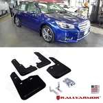 Rally Armor Ur Black Mud Flaps W/ Grey Logo For 2015-2019 Subaru Legacy Sedan. Fixed Price $144.40.