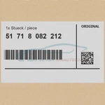 Genuine Bmw 51718082212 -. Fixed Price $111.51.