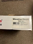 Weathertech No-drill Mudflaps - 120116 Black. Fixed Price $125.00.