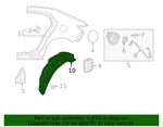 Mazda 3 Rear Left Side Quarter Wheelhouse Liner Splash Shield Oem 2019 - 2024. Fixed Price $135.00.