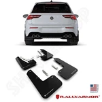 Rally Armor Ur Black Mud Flaps W/ White Logo For 2022-2025 Vw Mk8 Gti & Golf R. Fixed Price $166.25.