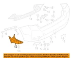 Subaru Oem 12-16 Impreza Rear Bumper Components-lower Cover 57731fj060. Fixed Price $17.65.