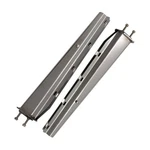 Straight Mud Flap Hanger 2 1/2" Bolt Semi Truck Tapered 30" Stainless Steel. Fixed Price $73.08.