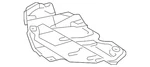 Genuine Toyota Radiator Support Splash Shield (right) 51441-06150. Fixed Price $75.97.