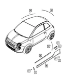 Genuine Mopar Front Fender Spat Right 68090636ab. Fixed Price $5.46.