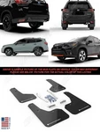 Rally Armor Ur Black Mud Flaps W/ White Logo For 2019-2021 Subaru Forester. Fixed Price $161.03.