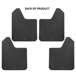 4x Rally Universal Car Mud Flaps Stainless Steel Night Reflectors Splash Guards;. Fixed Price $15.89.