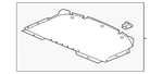 Genuine Gm Front Bumper Fascia Lower Stiffener 22862149. Fixed Price $125.81.