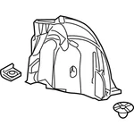 New Genuine Mercedes-benz Rear Fender Liner 2126906930 Oem. Fixed Price $156.61.