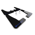 Rally Armor Mf102-ur-blk/bl Mud Flaps For 22-24 Tesla Model X - Black/blue. Fixed Price $190.08.