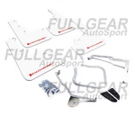 Rally Armor Urethane Mud Flaps White W/ Red Logo For Subaru Wrx & Sti 2015-2020. Fixed Price $232.65.