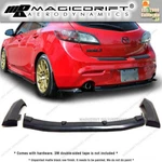 Ms-style Rear Diffuser Lip (dual Exhaust) For 10-13 Mazda 3 5dr Black Urethane. Fixed Price $84.88.