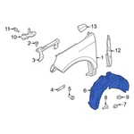 For Ford Edge 2019-2024 Kt4z16102d Front Right Upper Fender Splash Shield. Fixed Price $16.60.