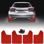 Rulline Car Mud Flaps Universal Fit Red Splash Guards (4 Pack) Fender,with 20 Pi. Fixed Price $33.96.