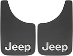Pair Of Jeep Logo Easy Fit Mud Splash Guard Flap 9x15" Set 2 Universal. Fixed Price $39.95.