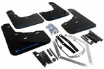 Rally Armor Ur Black Mud Flap W/ Blue Logo For 2013+ Ford Fiesta St Hatch. Fixed Price $176.00.