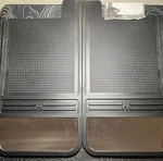 Husky Liners Muddog Rear Black Mud Flaps W/ Brushed Stainless Steel Weights Pair. Fixed Price $94.99.